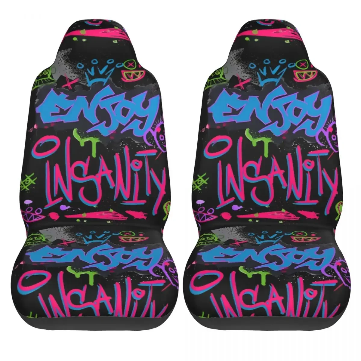 Jinx Anime Enjoy Funda Universal para asiento  coche impermeable AUTOYOUTH Arcane Game fundas para asientos poliéster pesca