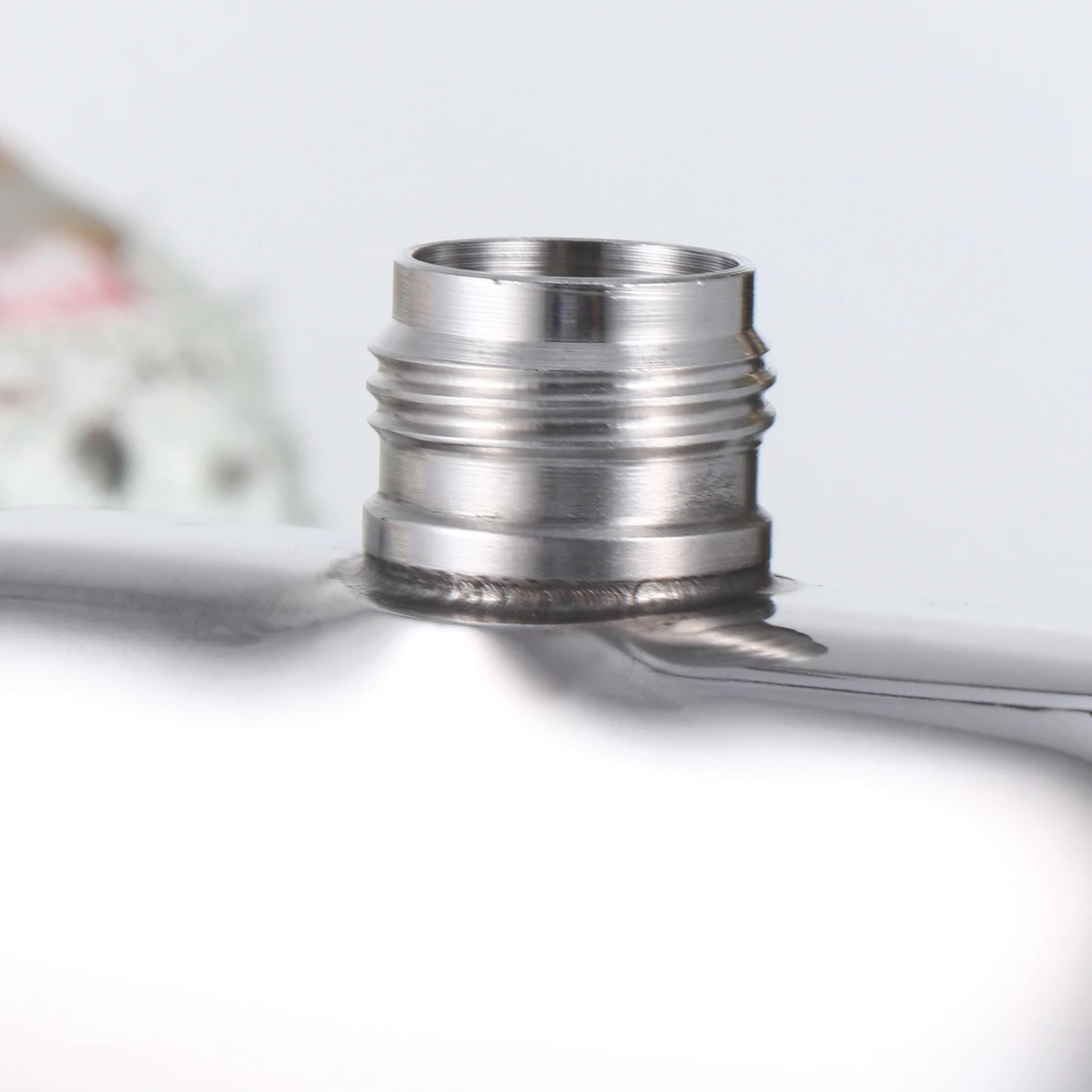 

Mini Portable Wine Pot Rhinestone Design Cover Compact Stainless Steel Travel Flagon Gift Mini Wine Pot