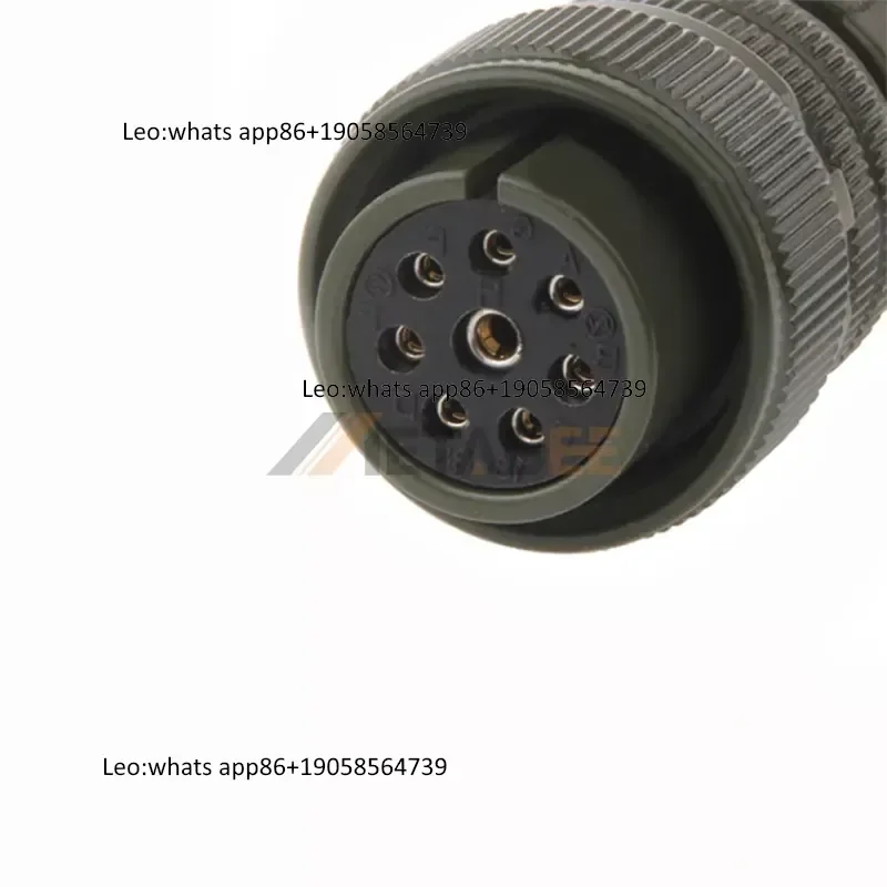 MS3106A18-8S MS3102A18-8P MS3108A18-8S MIL-DTL-5015 8-Pin Hybrid MIL Connector 1x#12 23A Power 7x#16 Signal Solder Cup Plug