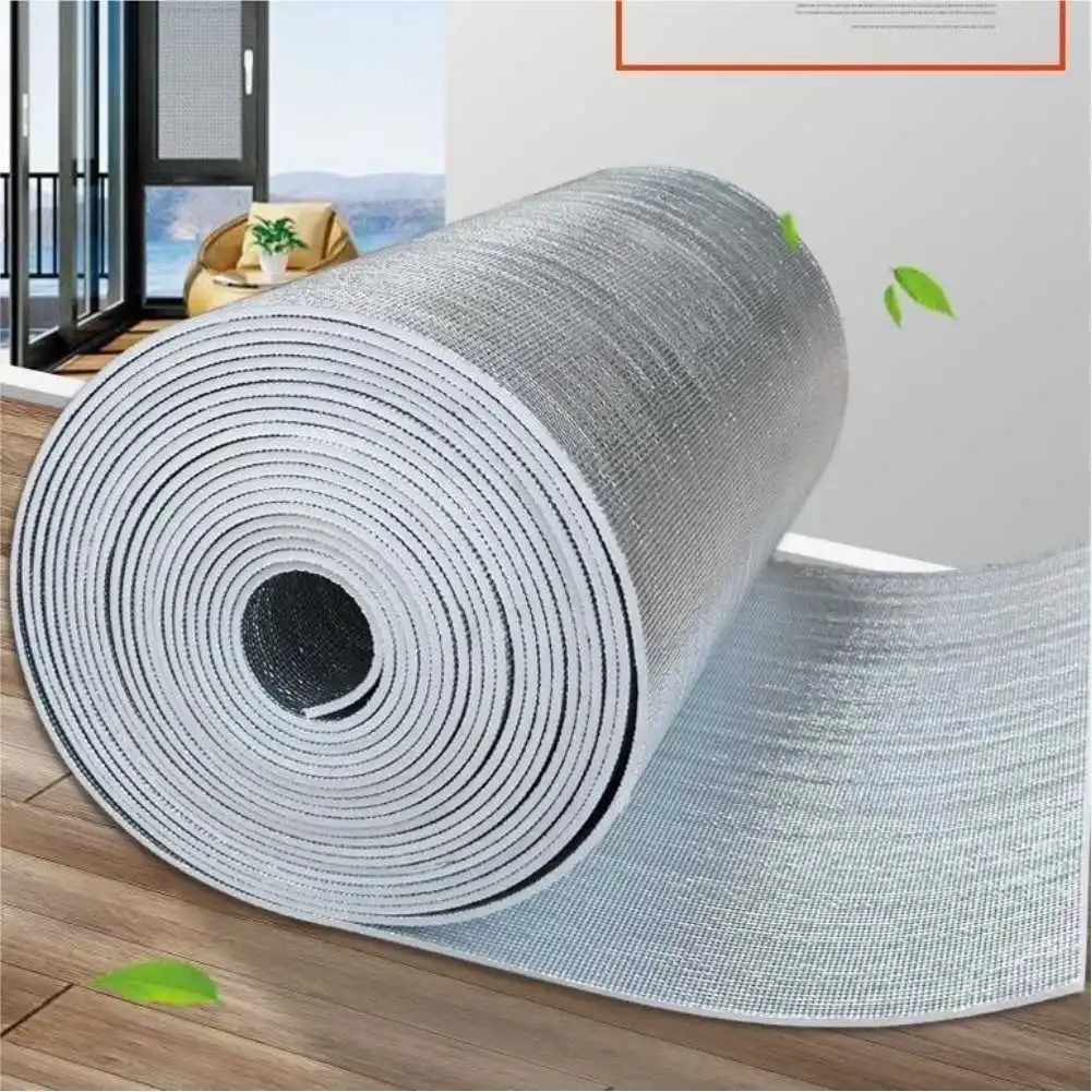 15/30M Double Aluminum Foil Film Wall Thermal Insulation Reflective Film Heating Mat Sunscreen Waterproof Cooling Foil Deadening