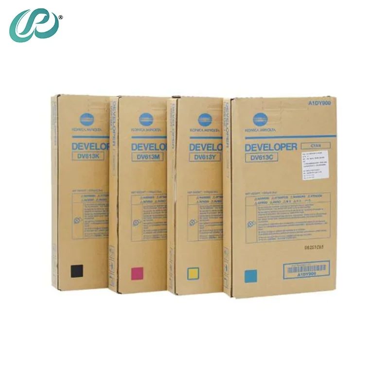 

4PCS/Set DV613 CMYK Original Developer Powder For Koncia Minolta Bizhub C 6501 6000 7000 8000 6500 C6501 C6000 C7000 C8000 C6500