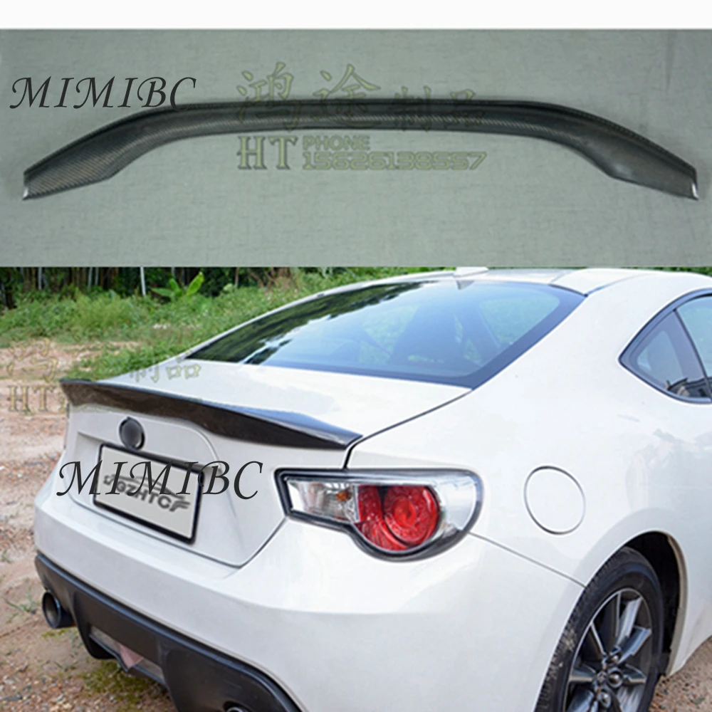 

FOR Toyota GT86 Subaru BRZ Scion FR-S FRP Carbon Fiber Auto Car Rear Trunk Spoiler Wing 2012 - 2017