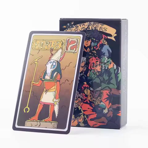 JoJo's Bizarre Adventure TAROT &amp; The Nine Gods Cards 84Pcs Divination Edition Deck Board Playing Games 10.3*6cm TK116K