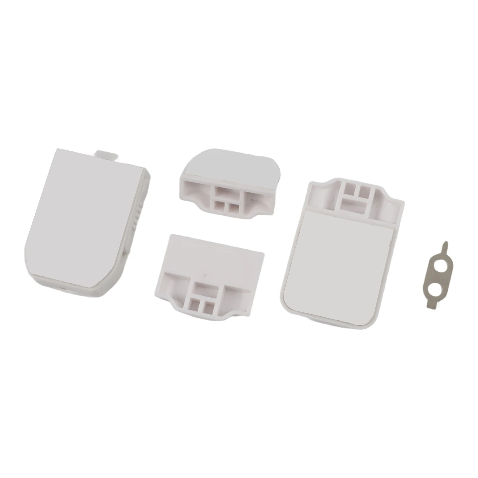 White keyless cabinet lock with 3 digit password code secure lock for cabinets drawers and for windows enhanced pry design