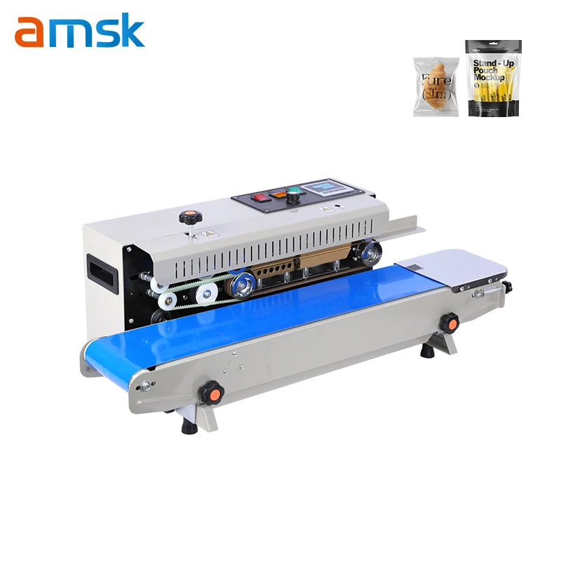 High Quality FR-900 Muti-functional Continuous Bags Band Seal for Snack Pouch Food Bags Small Plastic Bags Sealing Machine