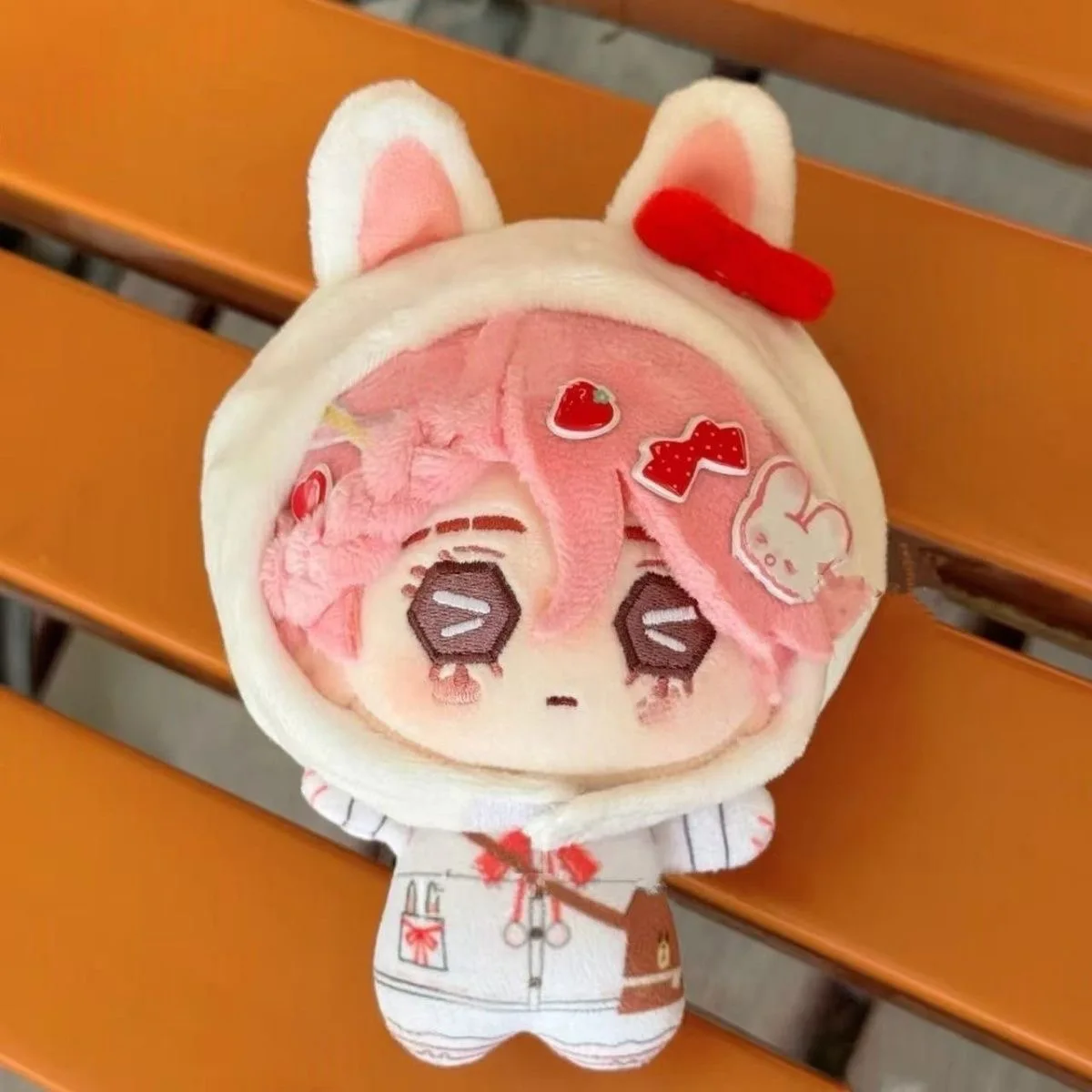 

Stuffe10cm Anime Identity V Melly Plinius Entomologist Plush Doll Cosplay Plushie Body Pendant Keychain Backpack Decor Toys Gift