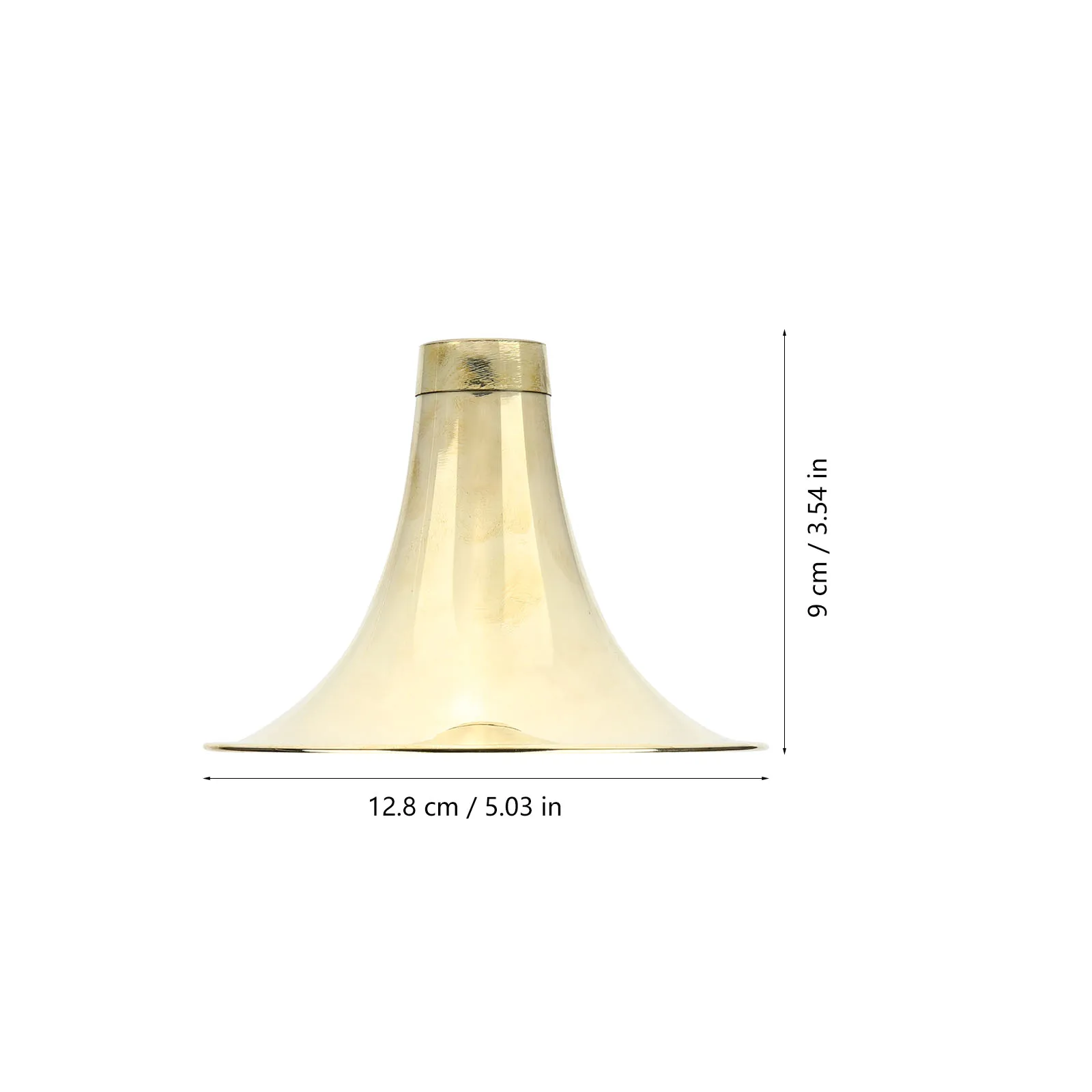 

Brass Suona Horn Replacement Accessory Thickened Professional Music Instrument Part Sound Amplifier For Beginners Pros