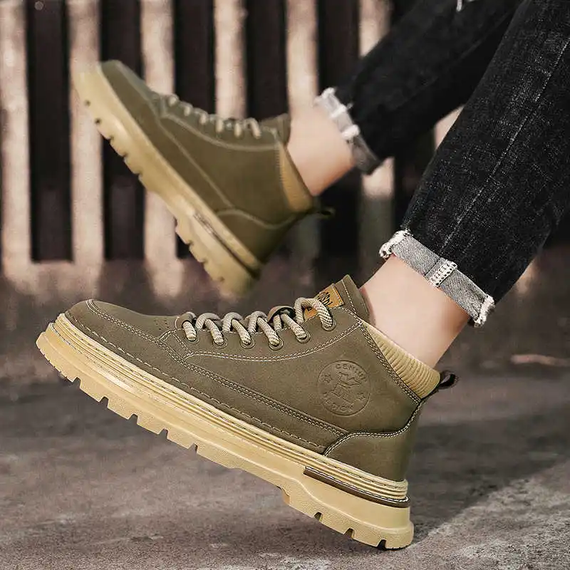 

Легитимные кожаные высокие сапоги 46, повседневные модные женские кроссовки, широкие спортивные толстые бестселлеры, винтажные уличные кроссовки