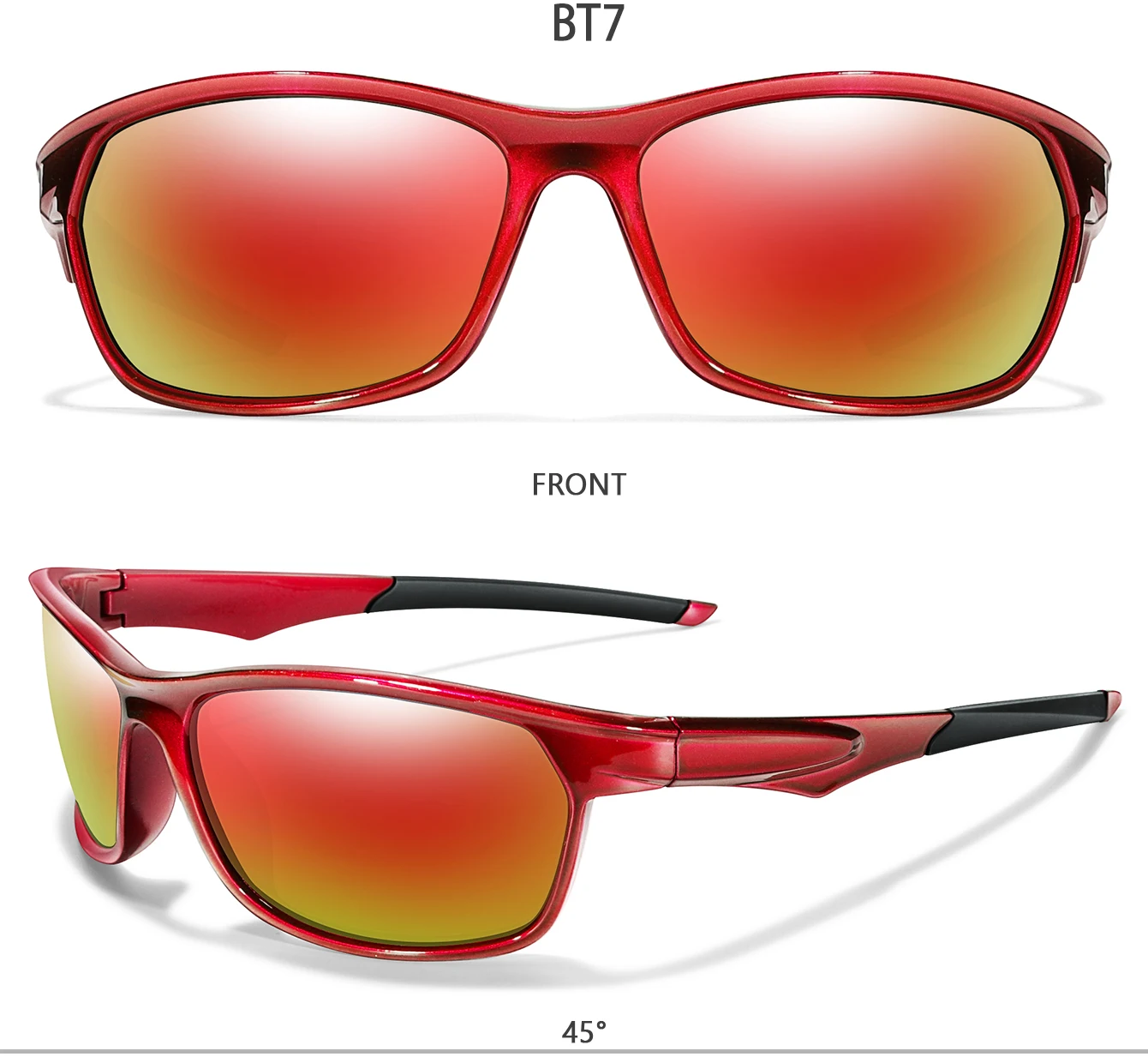KAROS Marken-Polarisierte Sonnenbrille für Herren, Anglerbrille, Klassische Fahrbrille – Detail 10