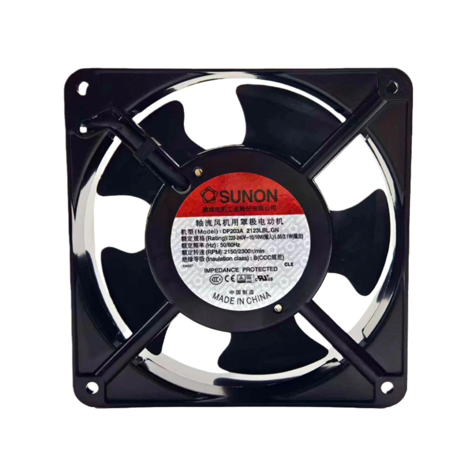 

new for Sunon DP203A 2123LBL.GN AC 220V Cooling Fan 49CFM 25dBA Ultra Quiet 220-240V AC for Cabinet Ventilation