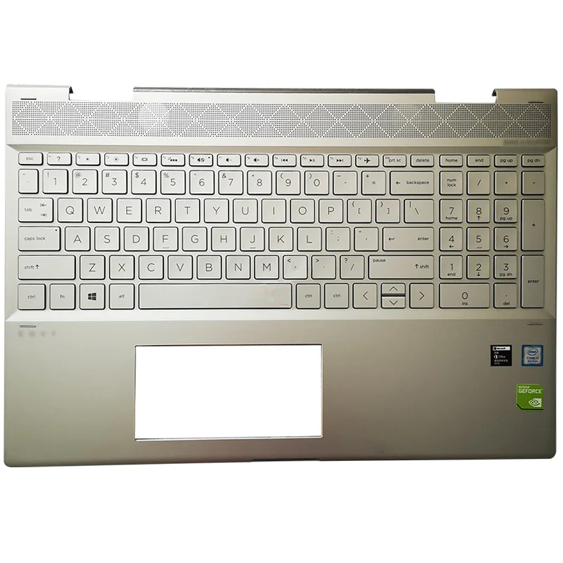 كمبيوتر محمول LCD الغطاء الخلفي/Palmrest/غطاء سفلي ل HP ENVY X360 15-CN 15-CN013TX 15M-CN 609939-001 L23794-001 L23846-001 الفضة