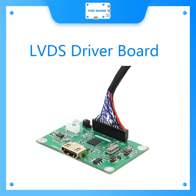 LVDS Driver Board / LVDS to HDMI-compatible Adapter Converter Supports 1080P Resolution