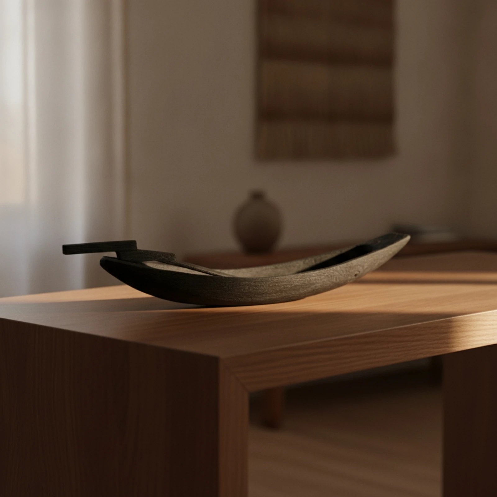 Wooden Boat Ornament Handmade - Interior Design Zen recension och pris