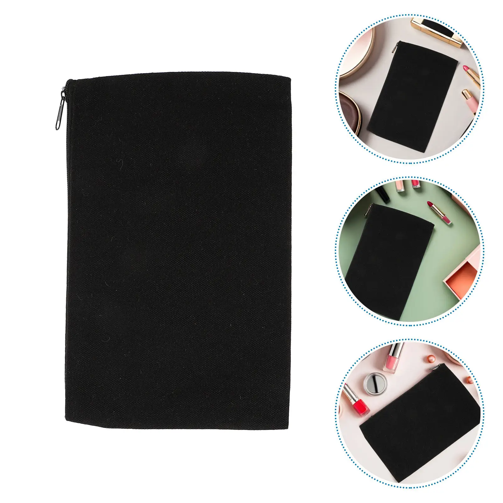 8-pecas-de-bolsas-de-lona-para-lapis-organizadores-com-ziper-preto-de-grande-capacidade-estojo-de-armazenamento-para-maquiagem-e-material-escolar-83x5-polegadas