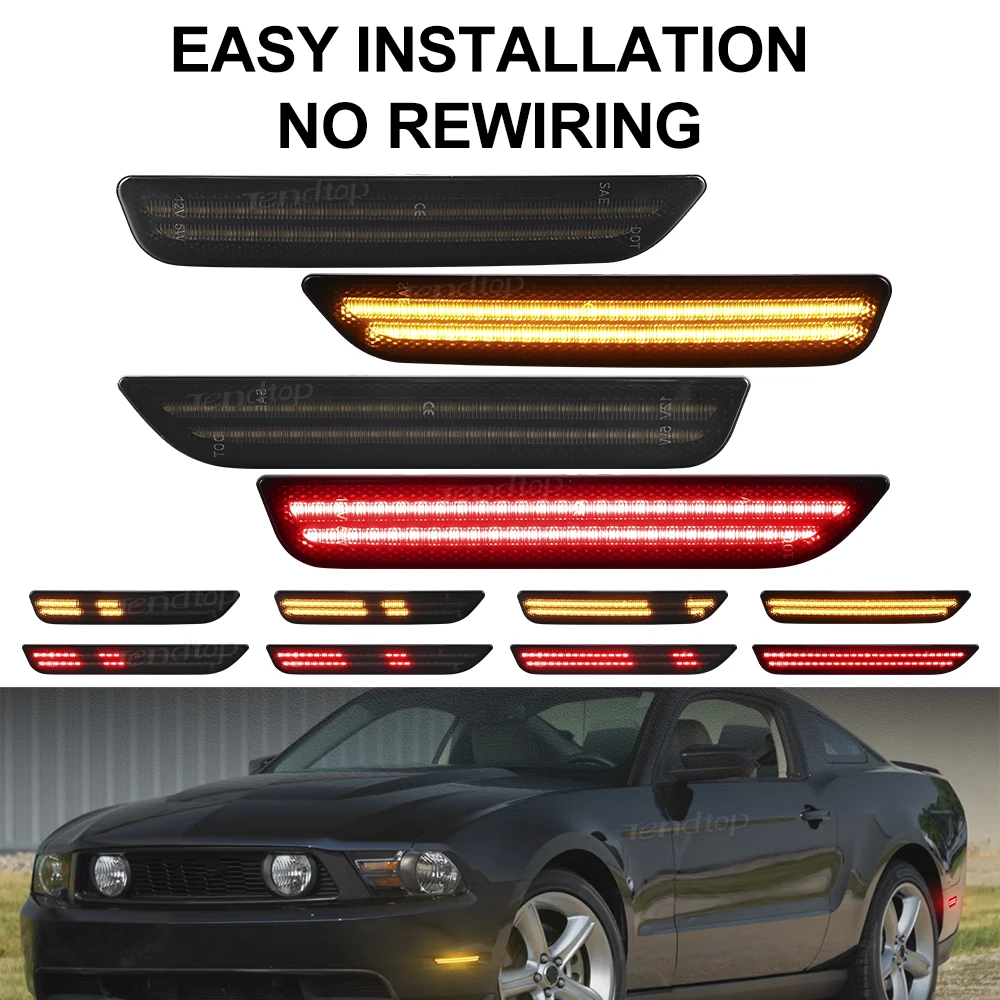 accesorios-para-automoviles-luces-laterales-led-lentes-ahumadas-marcadores-laterales-delanteros-y-traseros-luces-de-parachoques-para-ford-mustang-2010-2014