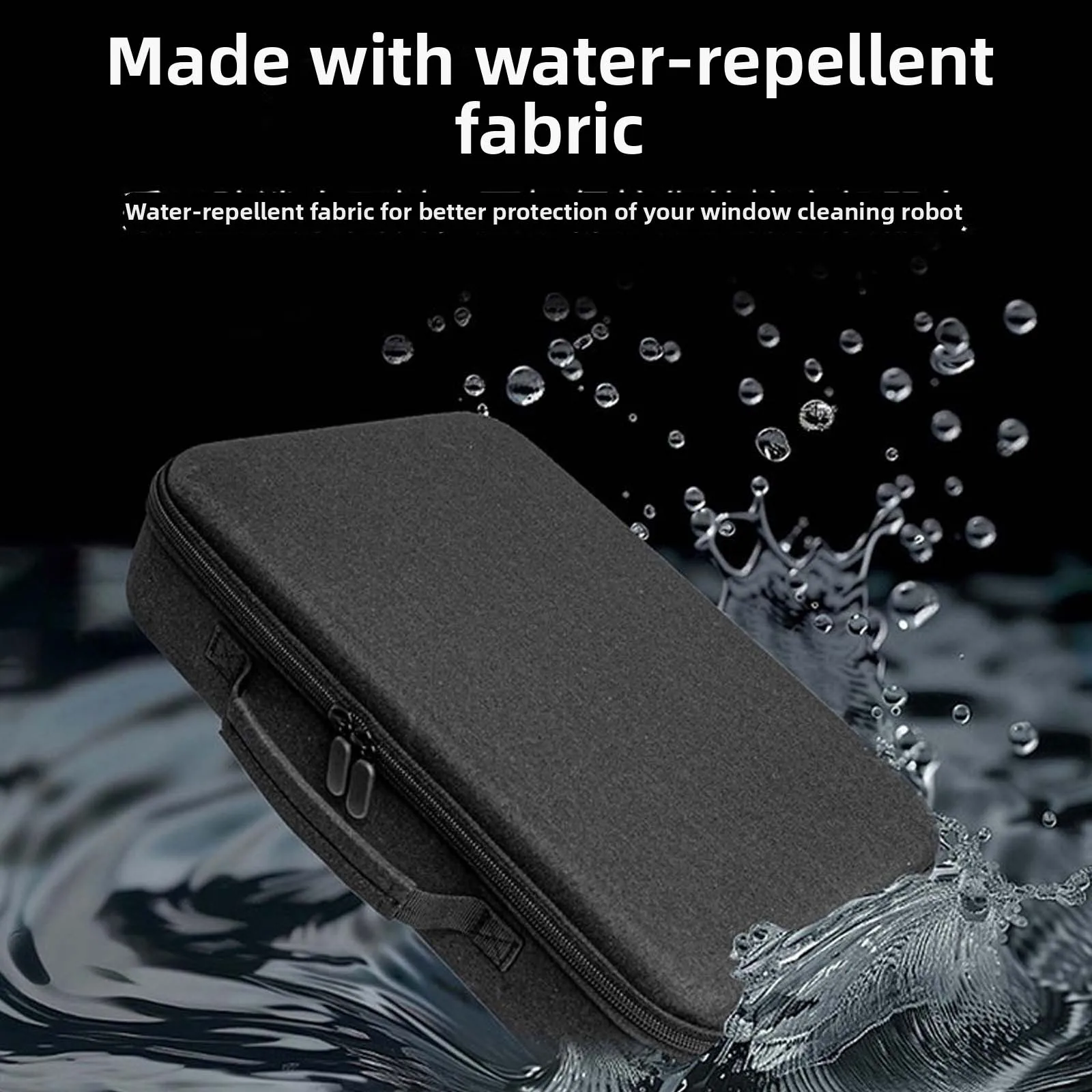 Black EVA Hard Shell Storage Bag Case For Ecovacs W1S W2S For Winbot For Mini Cleaning Robot Portable Protective Box