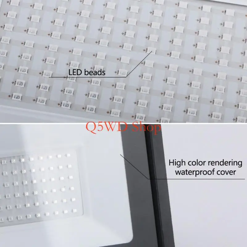 

Q5WD 200/400w Curing Lamp Rendering Stage Fluorescent Light Outdoor Floodlight Stage Lamp for Disco Party Easy to Use