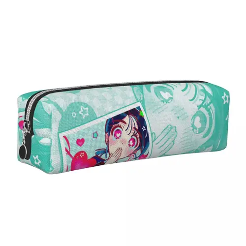Estuche de lápices de Anime Alien Stage, estuche creativo para bolígrafos, estuche para lápices con cremallera escolar para estudiantes de gran capacidad para niños