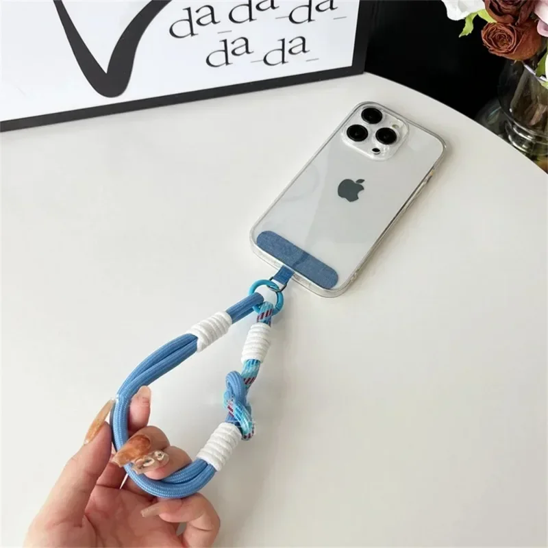 

Mobile Phone Hanging Short Wrist Straps Band Cute Decoration Can Be Carried Twist Rope Anti-loss Pendant For All Phone Case