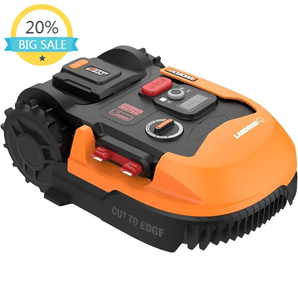 

5.0Ah Autonomous Lawn Mower for 1/2 Acre Yard with Power Sharing Feature