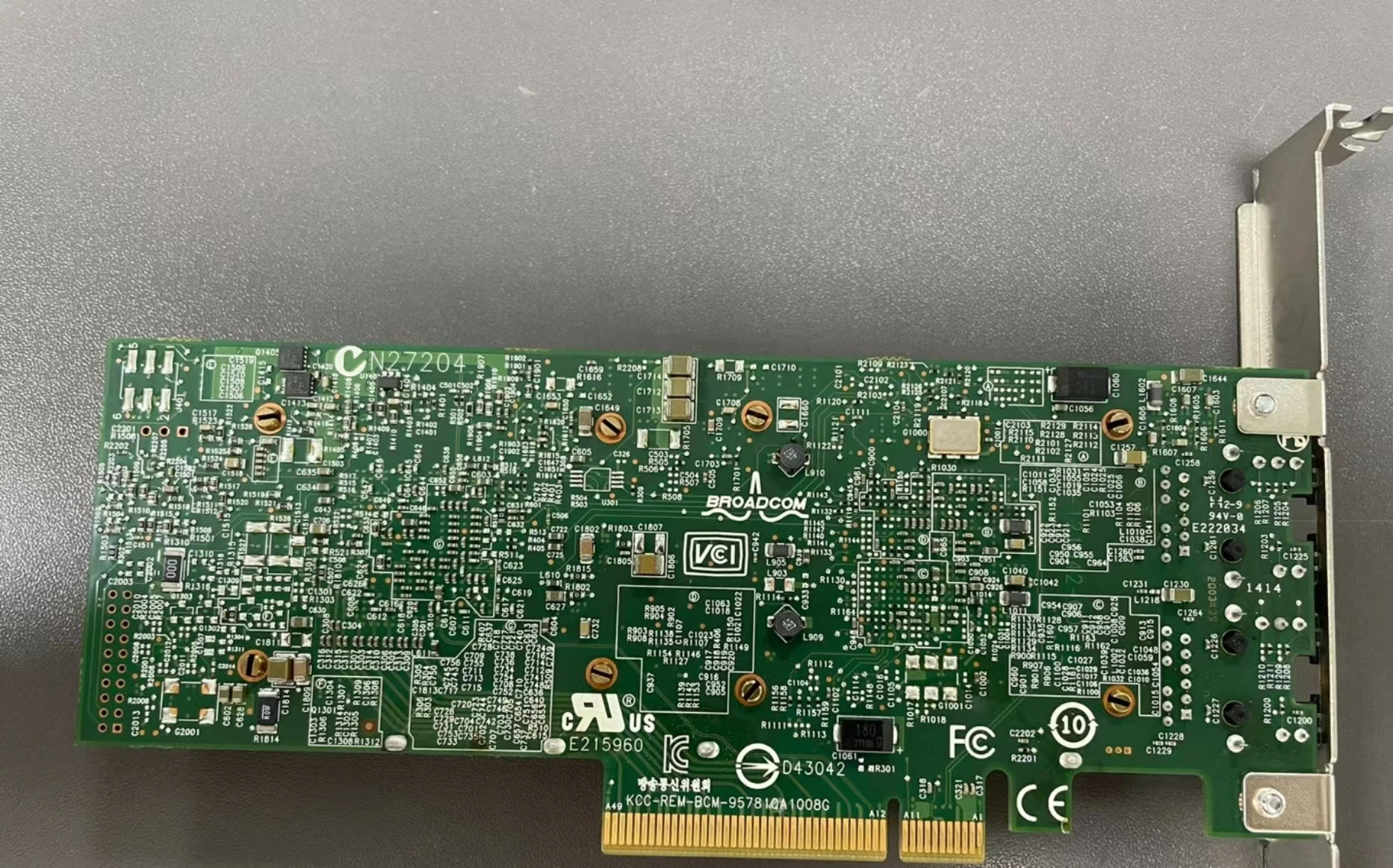 W1GCR HN10N Broadnow 57810S Dual Port 10GbE PCI-E 2.0 X8 CONVERGED NETWORK ADAPTER Network Card