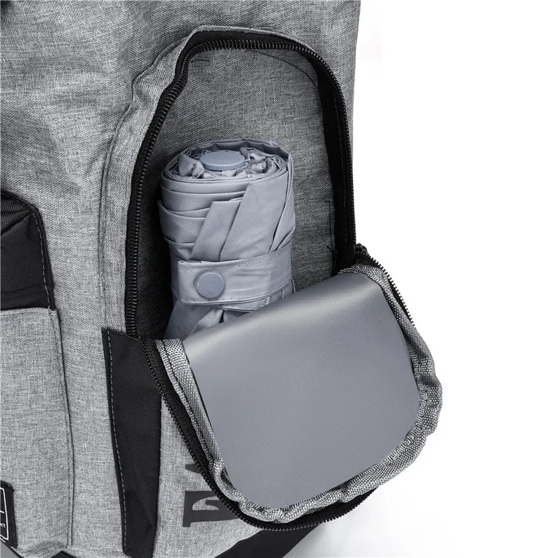 Mochila de negócios para homens grande capacidade design mochila multifuncional náilon à prova dunisex água saco de luxo unissex hold 15.6 polegada portátil