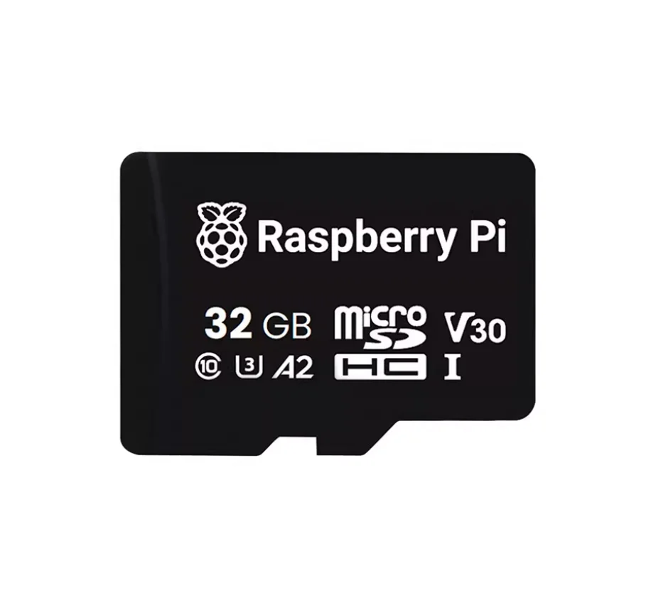 

Официальная карта Raspberry Pi A2 microSD 32 ГБ/64 ГБ, высокая скорость для Pi 4/Pi 5, V30, U3, C10, оптимизированная производительность