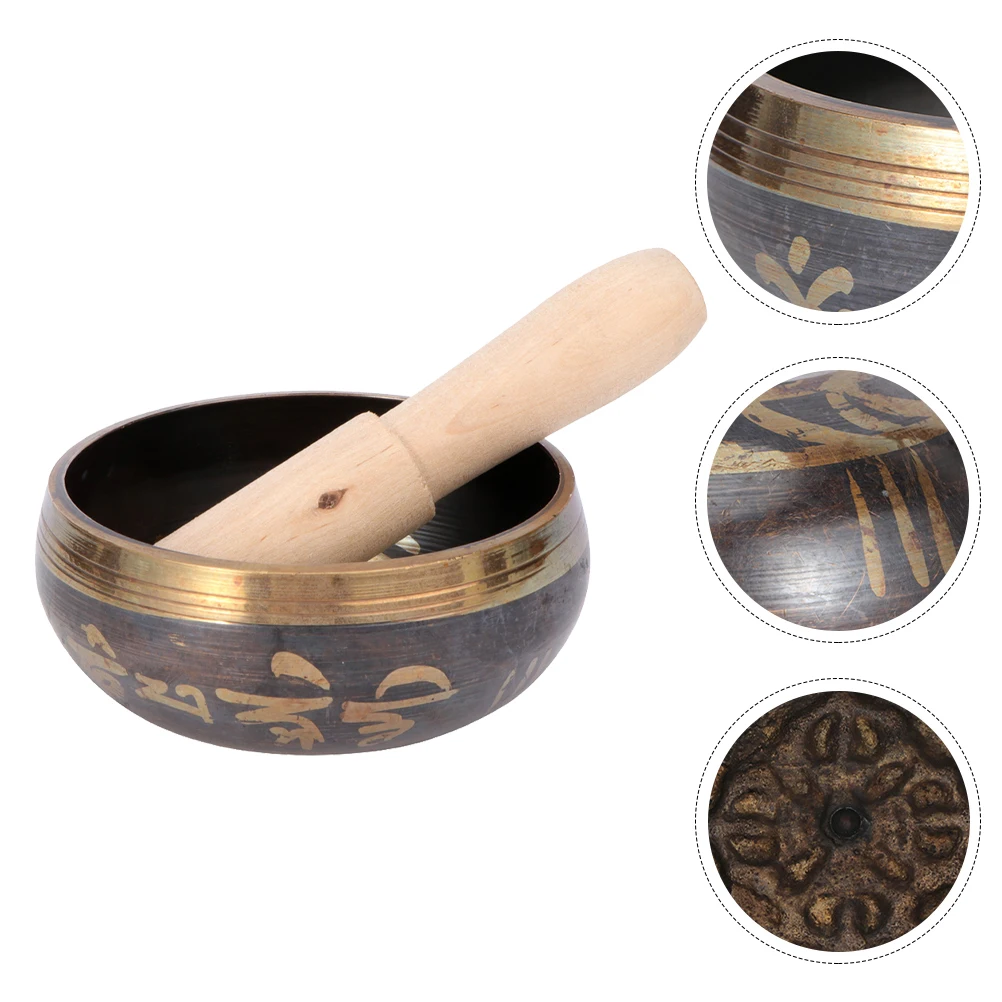 

Meditation Singing Bowl Set Copper Sound Bowl Heart Chakra Healing Home Travel Gift Relax Musical Instruments