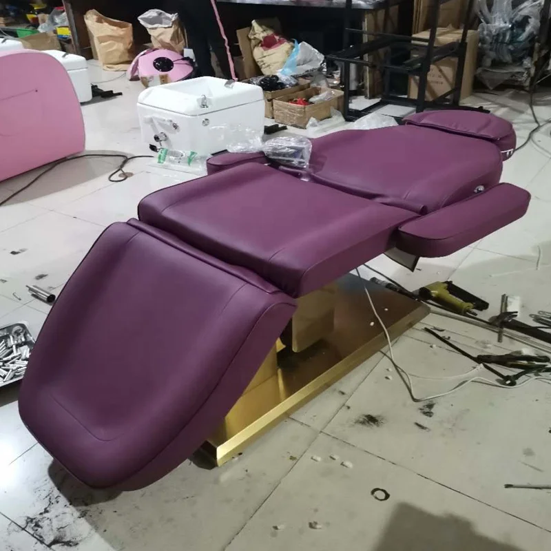Foshan Great Factory Salon Furniture Massage Table Facial Bed Couch Electric Spa Salon Beauty