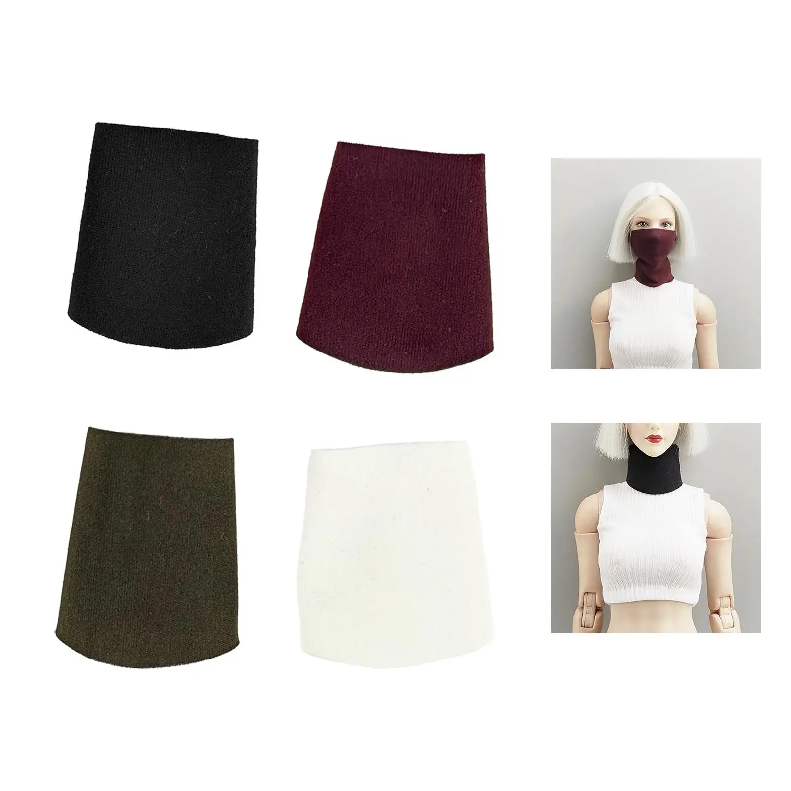 1:6 actiefiguur kostuumaccessoires aankleden nekbeenkap gezicht vrouwen trendy miniatuurmodel voor 12 inch vrouwelijke poppen