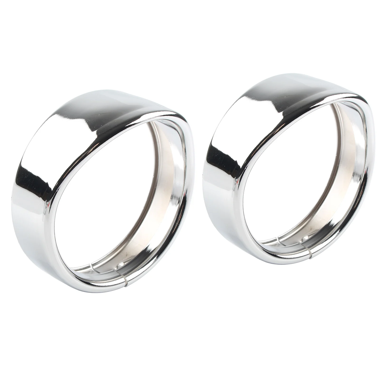 Motorcycle 4.5'' Auxiliary Fog Light Ring Trim Ring Cover For Harley Road KingFor Street Glide FLHX 2006-2016