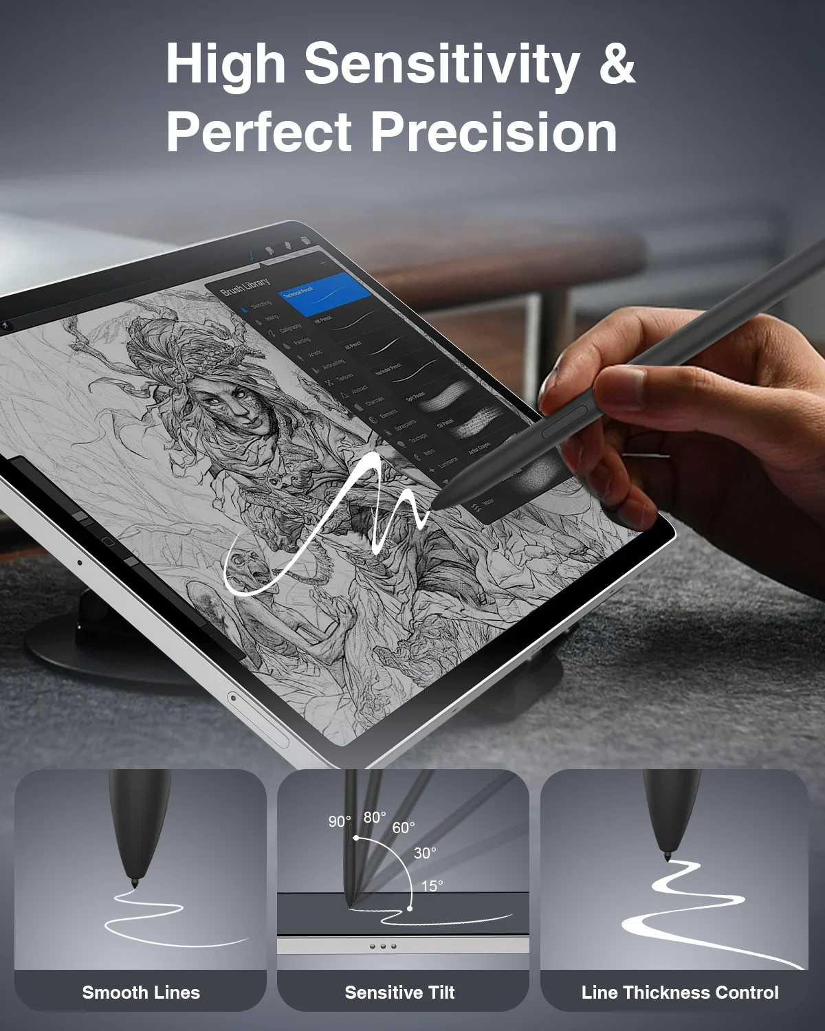 S ปากกาสําหรับ Samsung Galaxy แท็บเล็ต S8 S7 FE S6 Lite S7 + S8 + S9 S9FE S10plus S10U แท็บเล็ตปากกา Stylus Touch ปากกาไม่มีบลูทูธ