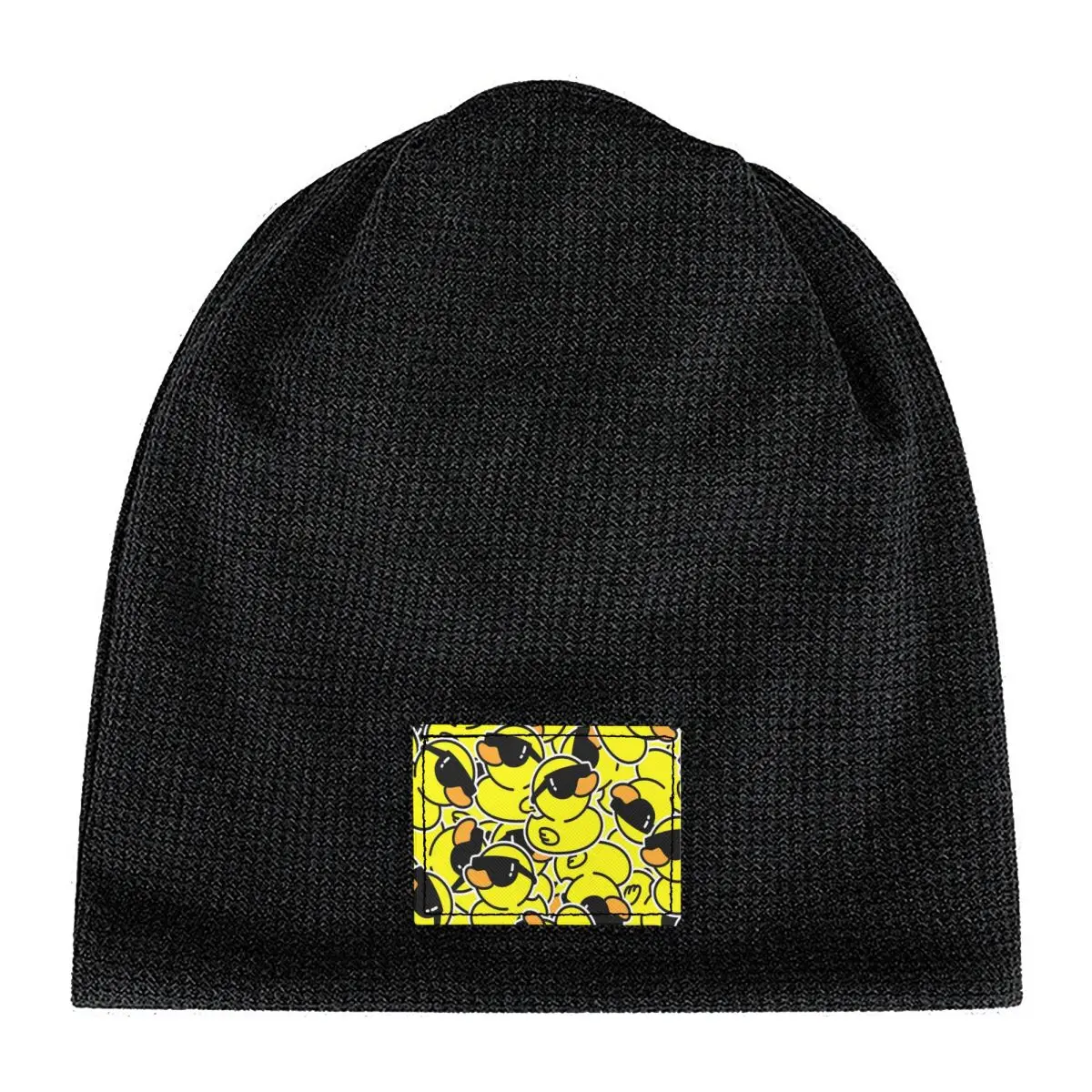 Yellow Classic Rubber Duck Beanies Caps Fleece-Lined Bonnet Hat Warm Fashion Autumn Winter Outdoor Skullies Hats