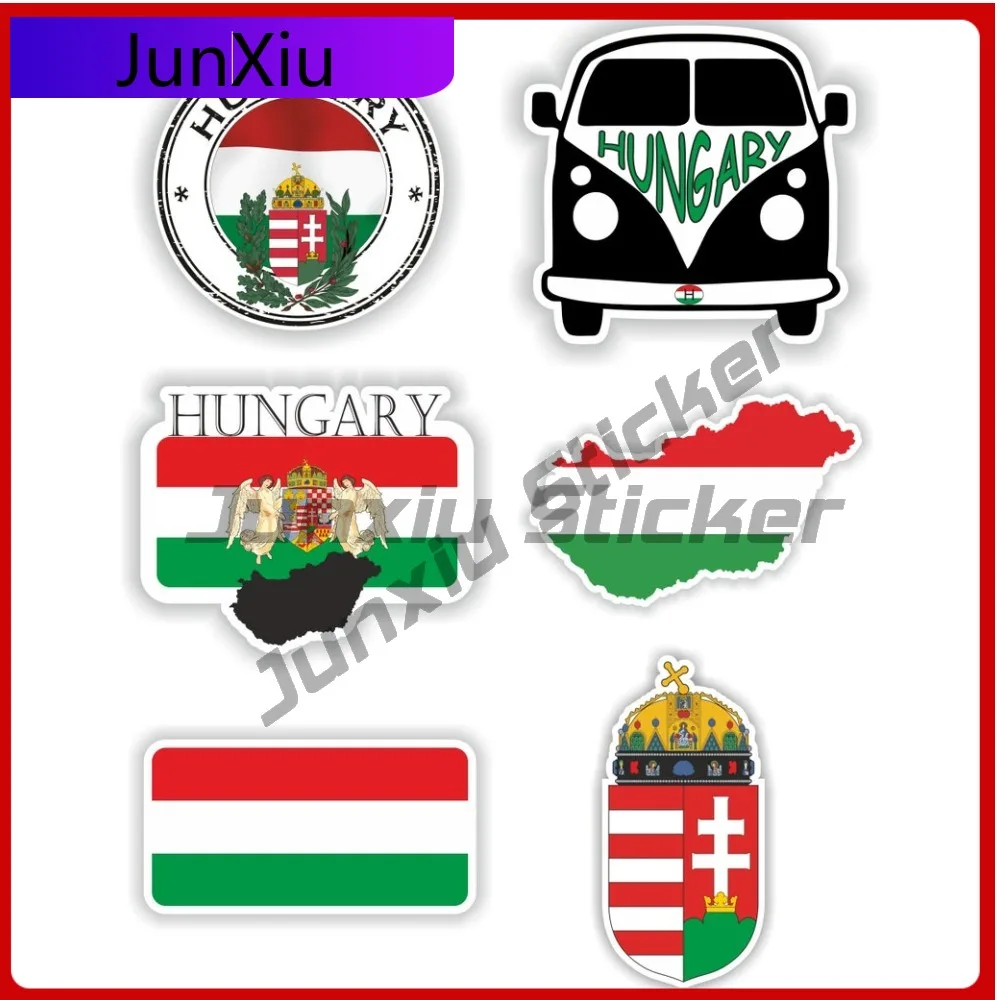 

Hungary Set Cool Boat Waterproof Decal Decoration Sticker Scratch Waterproof Custom Cute Vinyl Emblem Motorcycle Anti Wall Truck