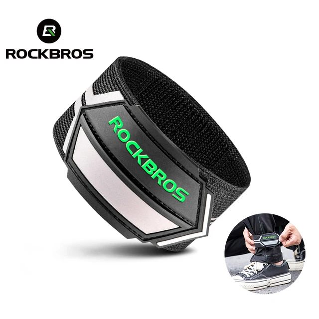 ROCKBROS Kolarstwo Spodnie rowerowe Klips na rękę Pas odblaskowy Bezpieczeństwo sportowe Rower biegowy Duchowość Lekki pasek Jazda konna Wsparcie kostki