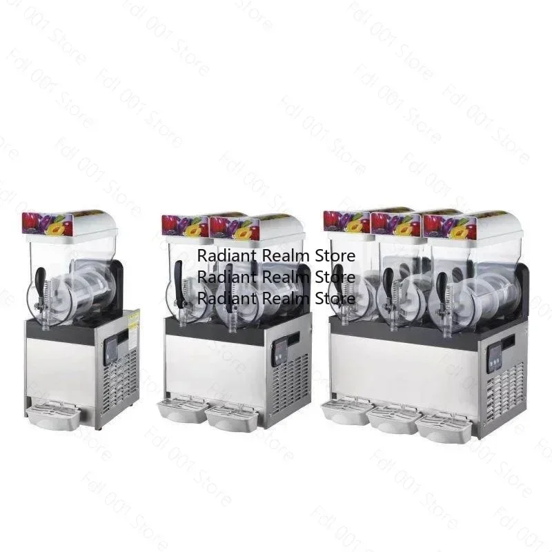 Commercial Fully Automatic Slush Machine 15L Single Tank Double Tank Triple Tank Frozen Drink Maker