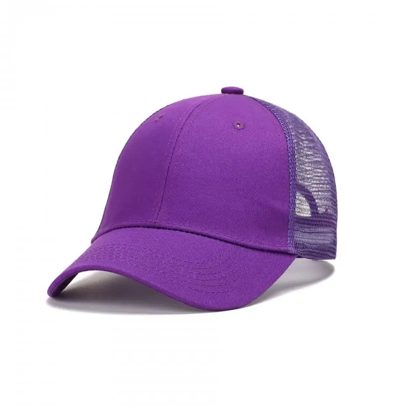Professional Custom Logo Mesh Cap Sunscreen Sun Visor Cap Casual Sun Hat Designer Snapback Caps Printing Baseball Cap