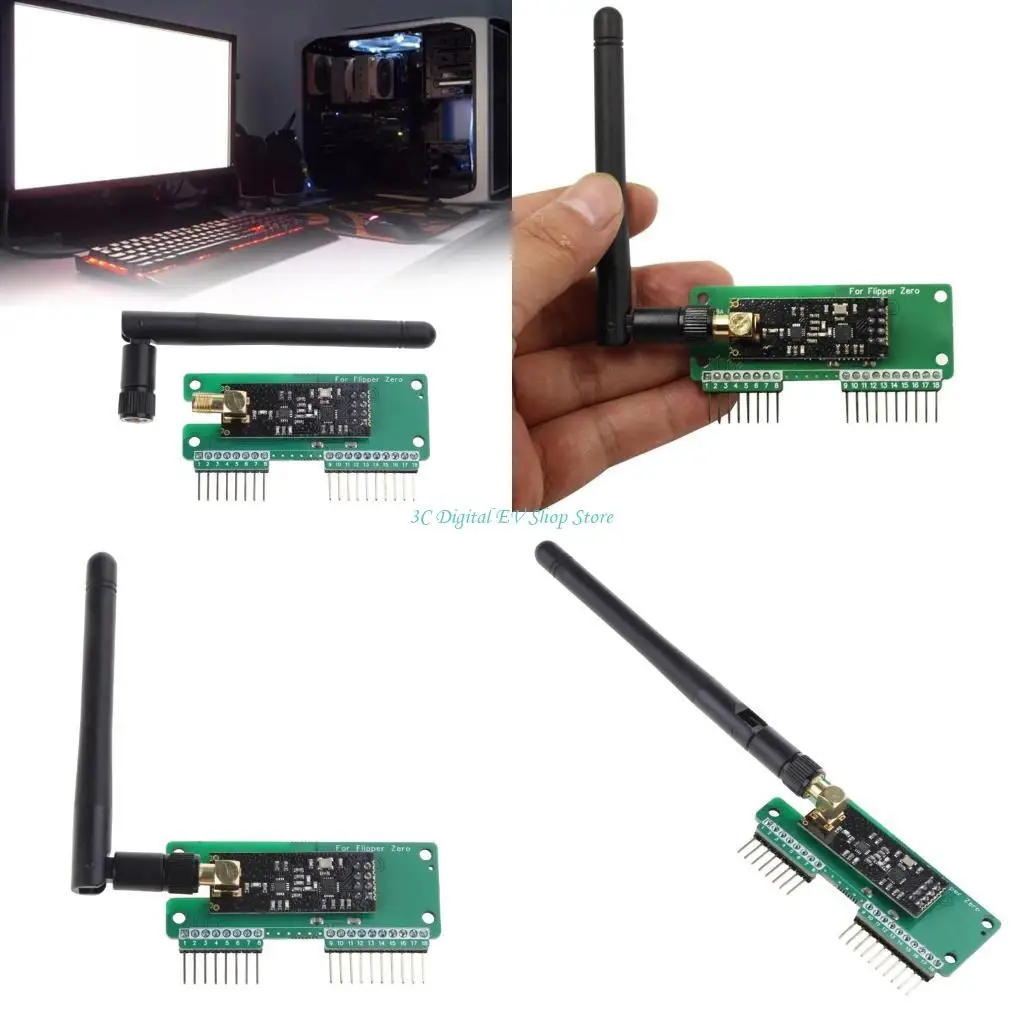 E74D NRF24 and GPIO Module Wireless Data Transfer Potential