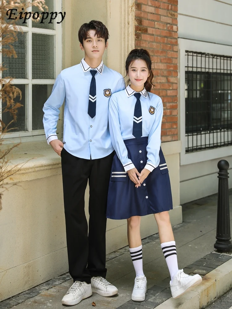 School Uniform Suit College Style High School Student Junior High School Autumn Business Attire Graduation Dress