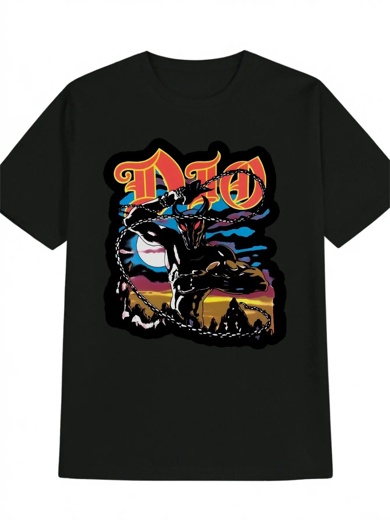 Funny Men Short Sleeve Graphic Fashion Vintage Print Summer Black T-shirt Collection Essential Y2K Anime Inappropriate Horror