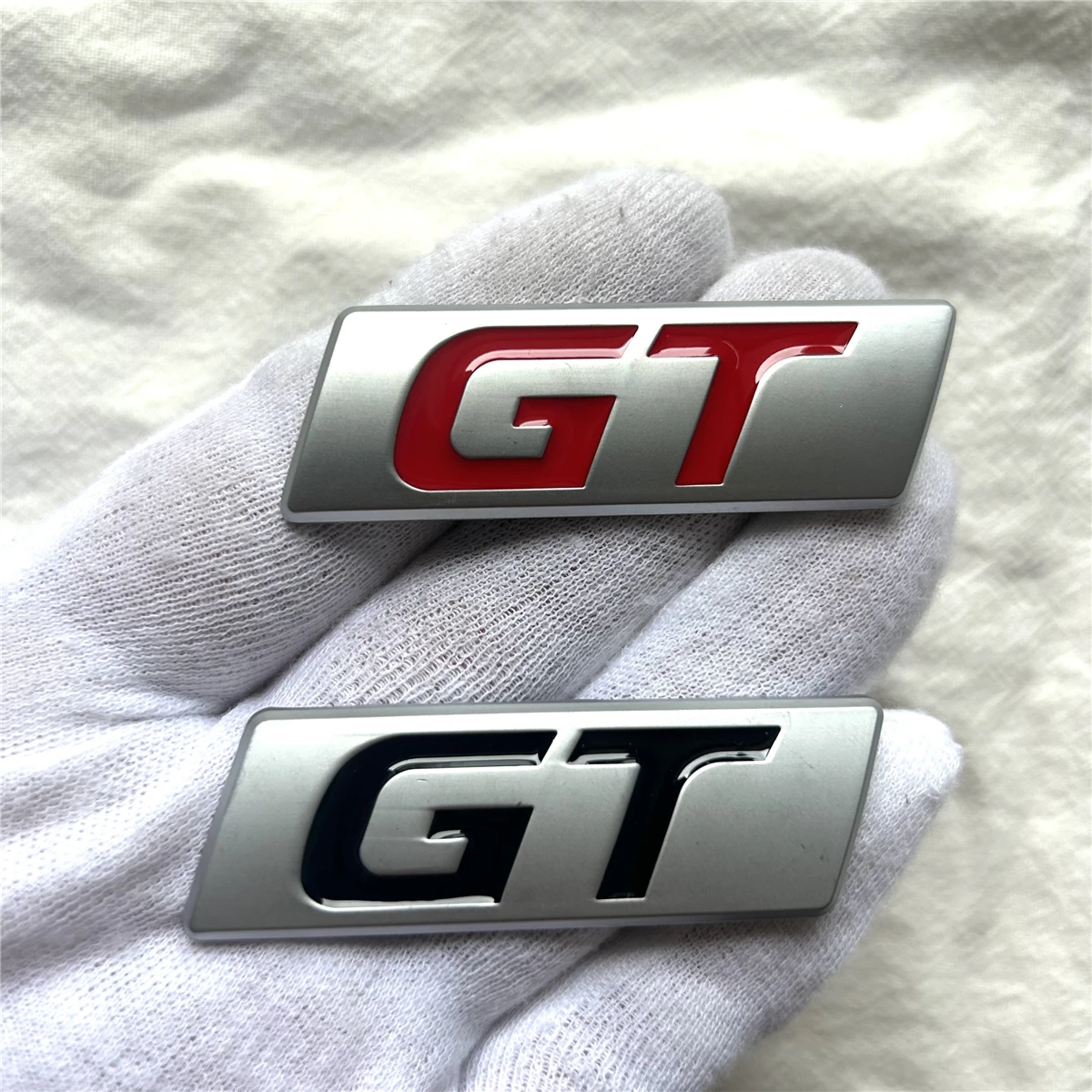 GT pegatina de coche insignia emblema calcomanías para Peugeot Hyundai GT BMW X6 X5 KIA Forte Optima Picanto Stinger Renault Ford Focus Mondeo