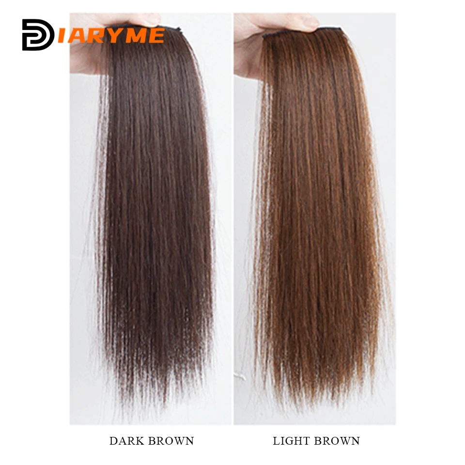 Synthetic 2 Piece Women Hair Pieces Invisable Hair Pads Clip In Hair Extensions Side Pieces Hair Wig Pad Hight Hairpieces