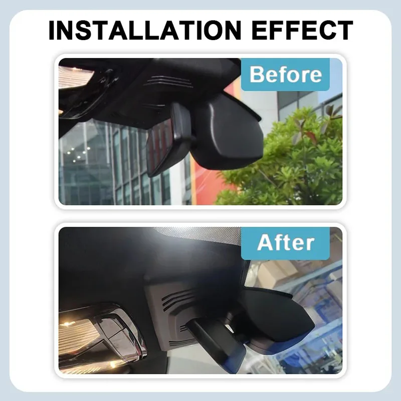 4K Ultra HD WiFi Car Dash Camera with Dedicated Installation Bracket for Vehicle