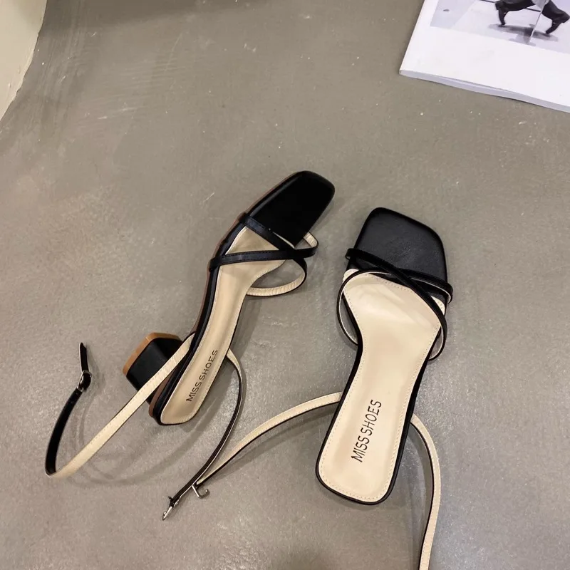 New Woman Summer Sandals Flat Shoes Lace Up Women Beach Slides Footwear Flip Flops Open Toe Sandals Sandalias Mujer