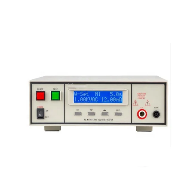 Programmable withstanding voltage tester AC 5KV 12mA hipot tester