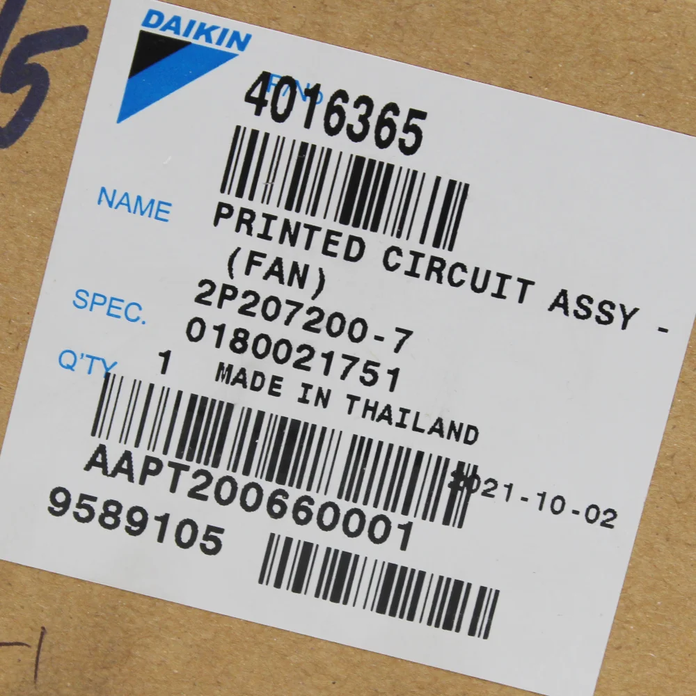 PCB ventola gruppo circuito stampato PC15001-1 4016365   Per unità interna Daikin VRV FXSQ140PV2S FXSQ140PVE Hvac Accessorio originale