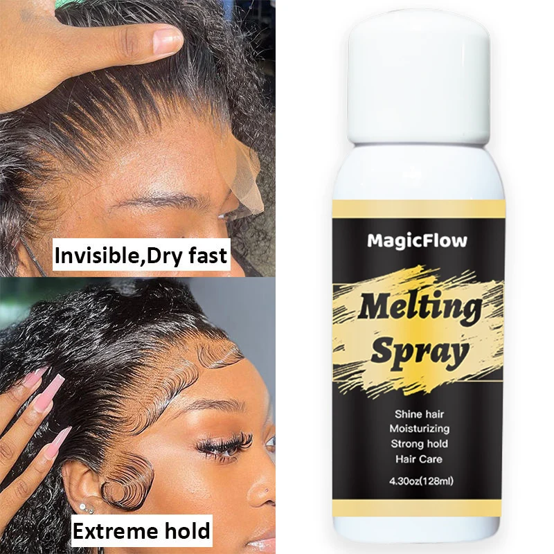 Melting Spray For Lace Wigs Front lace wig glue Long Lasting Melting Spray Front Lace Wig Glue Spray To Melt The Wig