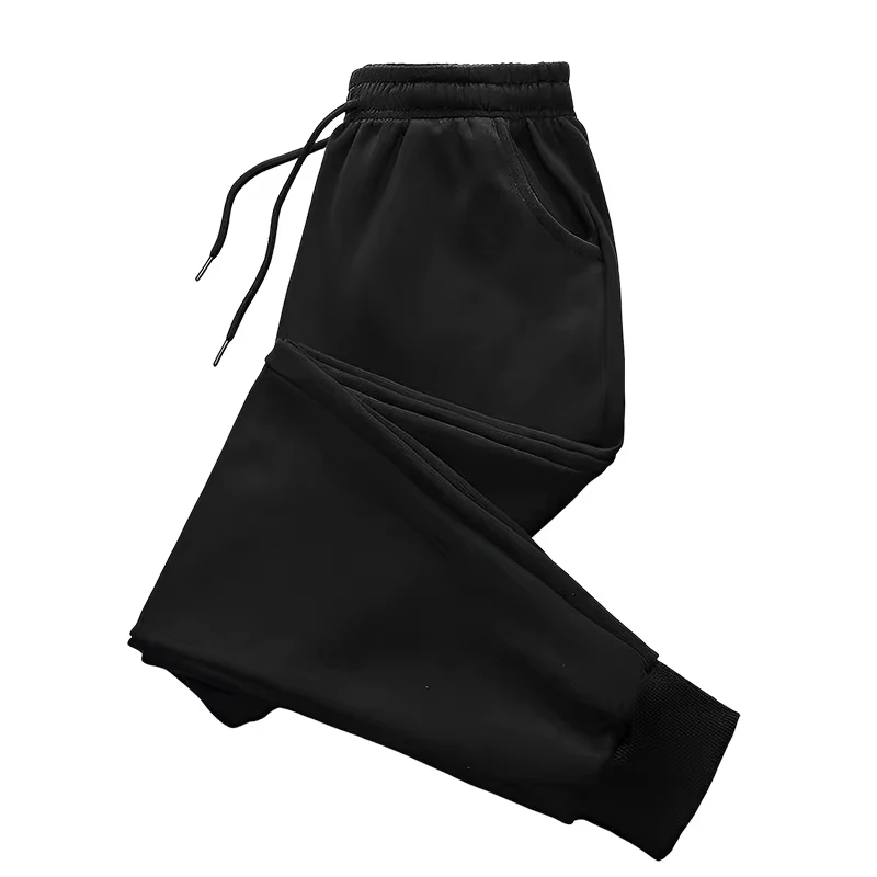 Men Sweatpants High Quality Drawstring Solid Color Jogger Pants All Season Home Outdoor Casual Sport Trousers 2026 Men's Clothes
