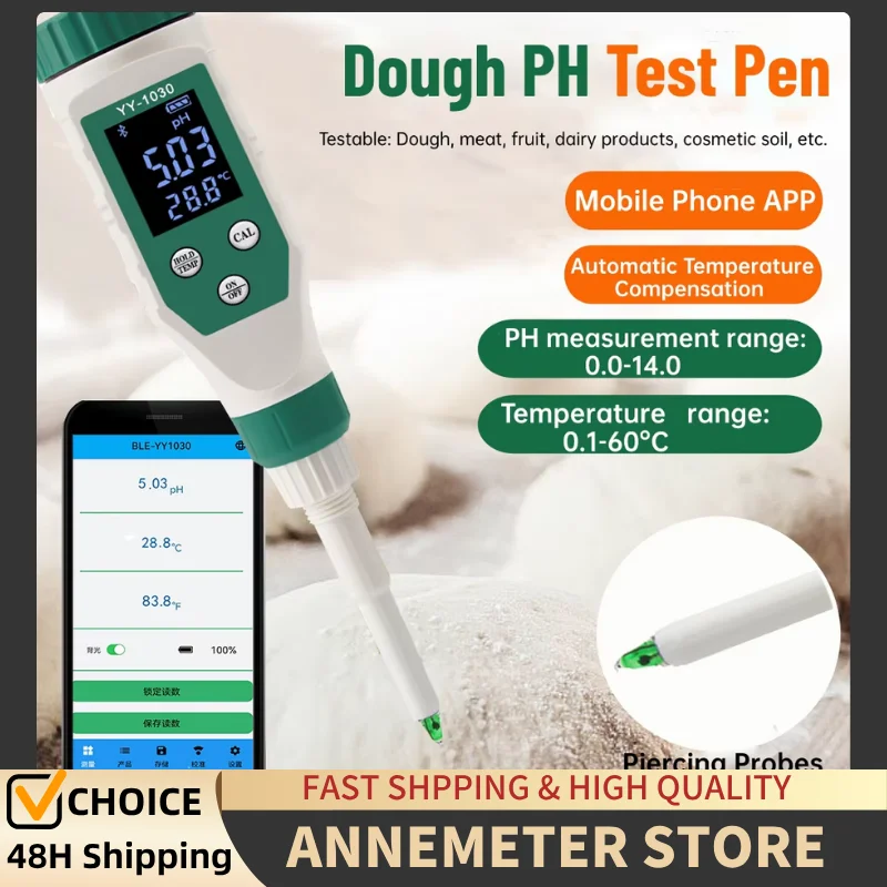 bluetooth-food-ph-meter-digital-ph-meter-for-food-high-accuracy-waterproof-food-ph-tester-with-atc-for-sourdough-and-bread