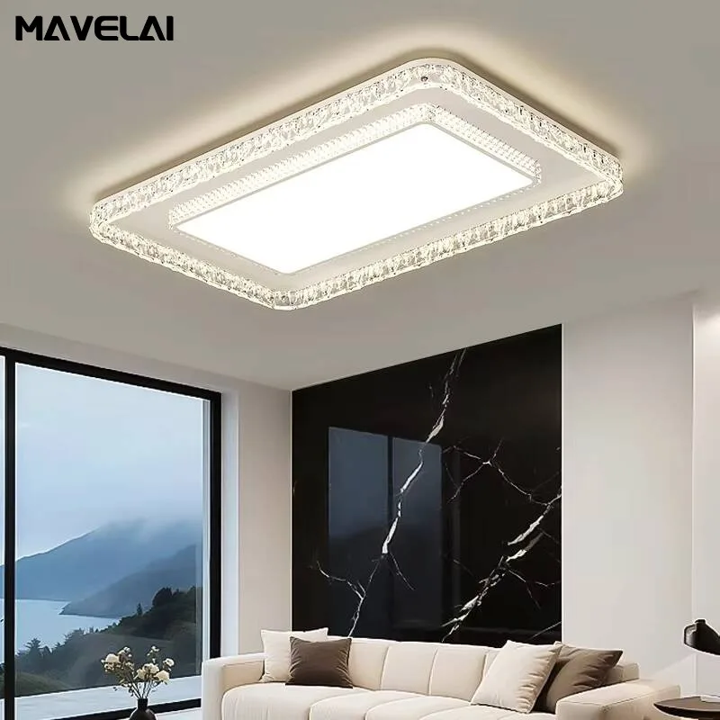 Atmospheric Led Living Room Ceiling Light Modern Ice Crack Bedroom Dining Room Ceiling Lamp 2026 New Home Interior Lighting Lamp